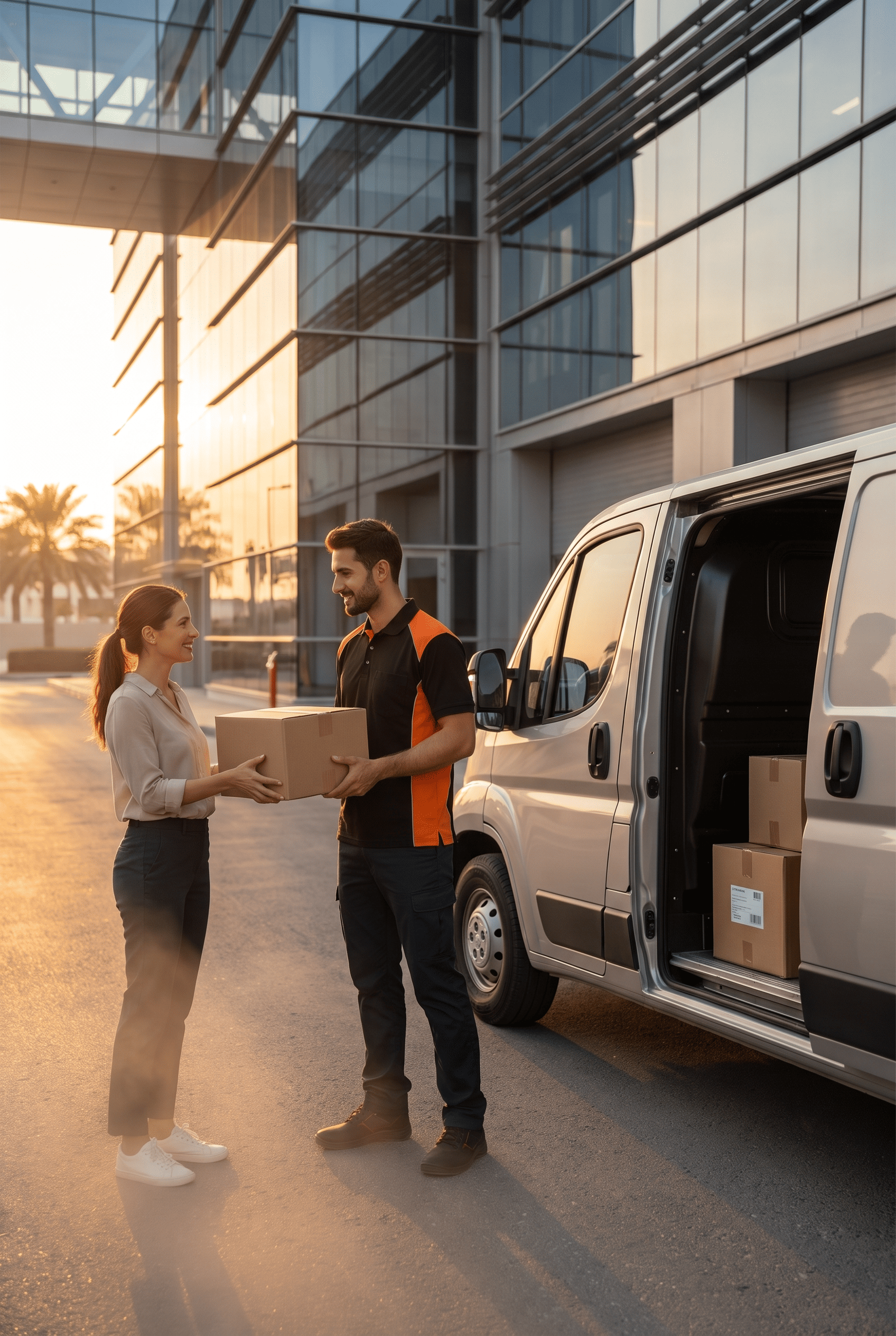 Relivo logistics professionals in a warehouse
